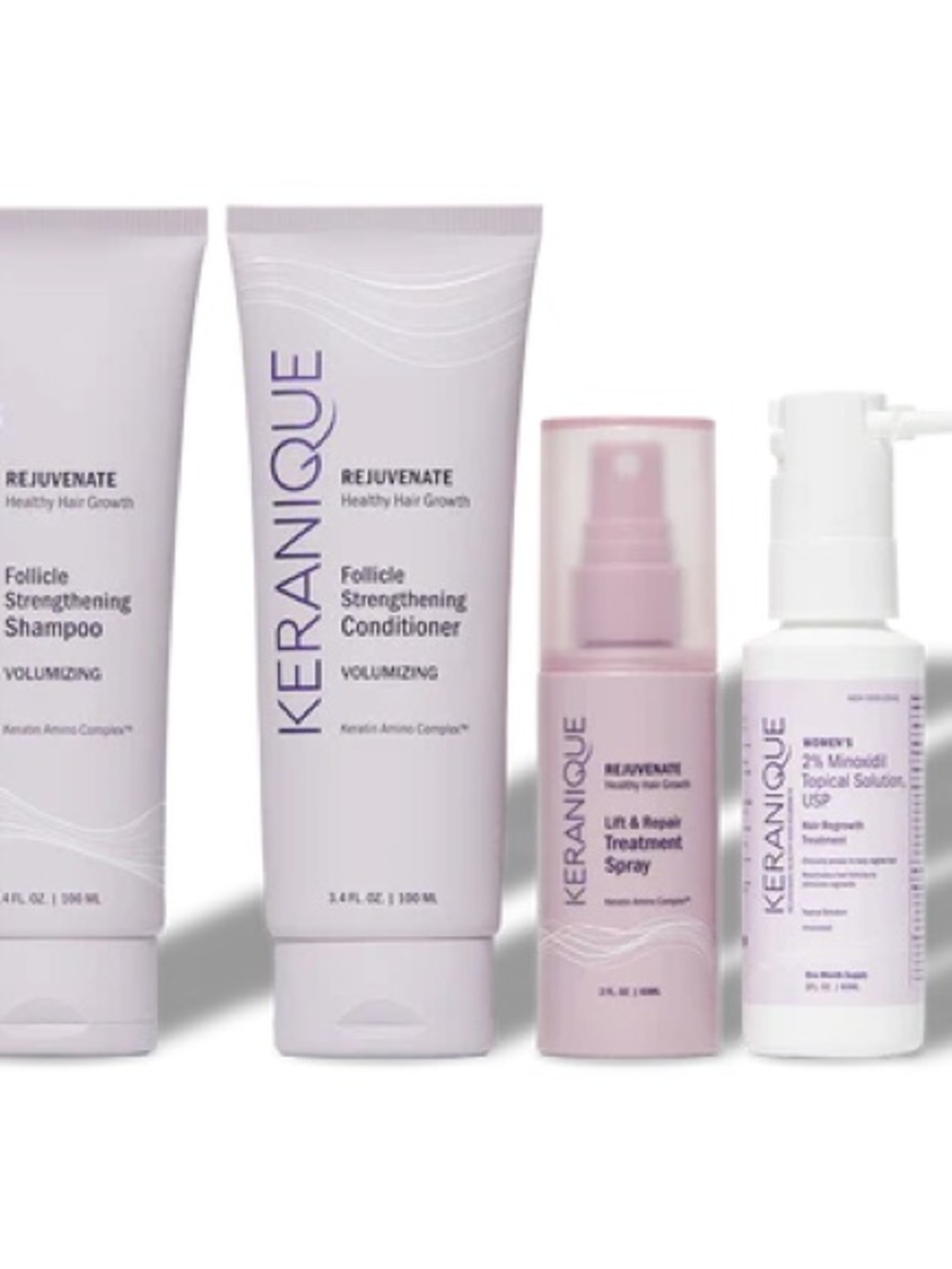 Keranique Follicle Strengthening Hair Set - Soft Lavender